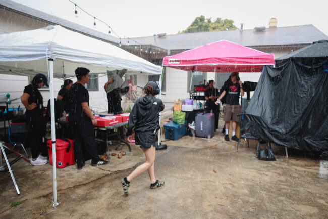 Rogy Pro Crew handling Rain in Film